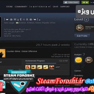 فروش اکانت cs go کد ۵۰۳۰