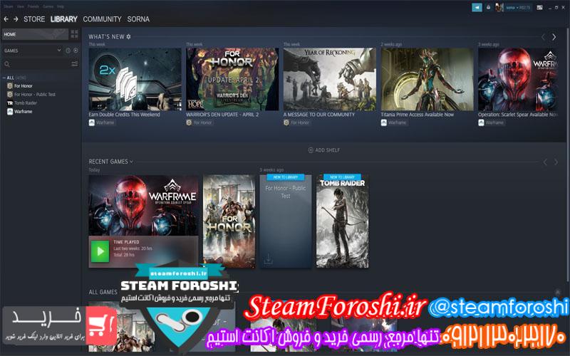 فروش اکانت استیم کد ۵۰۳۹