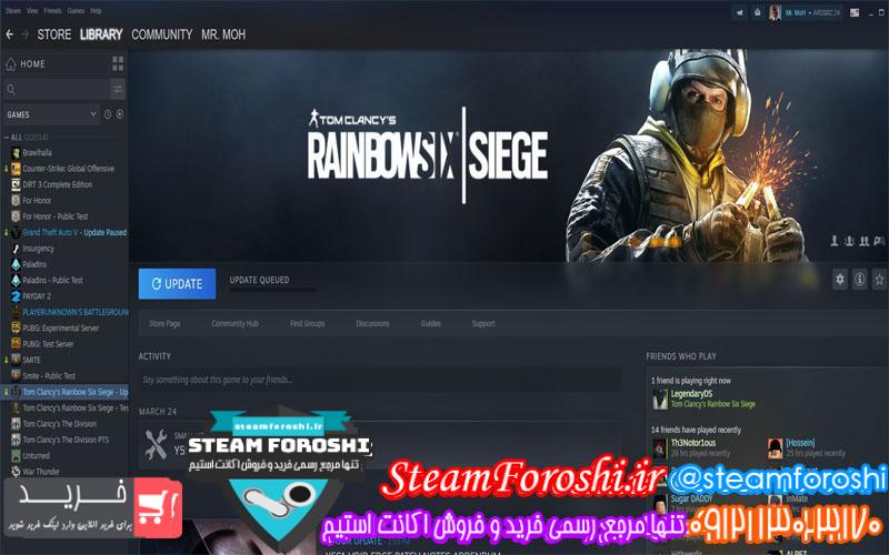 فروش اکانت استیم کد ۵۰۵۲