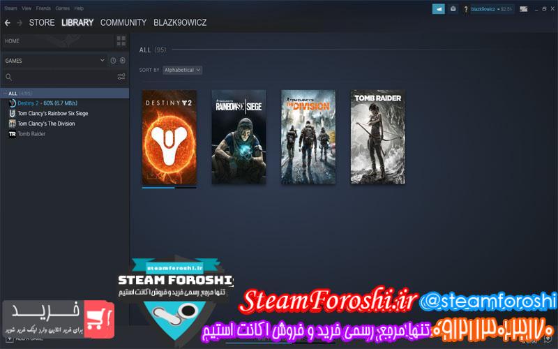 فروش اکانت استیم کد ۵۰۵۵