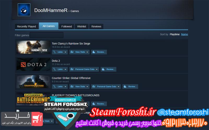 فروش اکانت استیم کد ۵۰۷۲