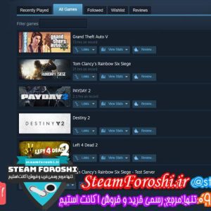 فروش اکانت استیم کد ۵۰۸۰