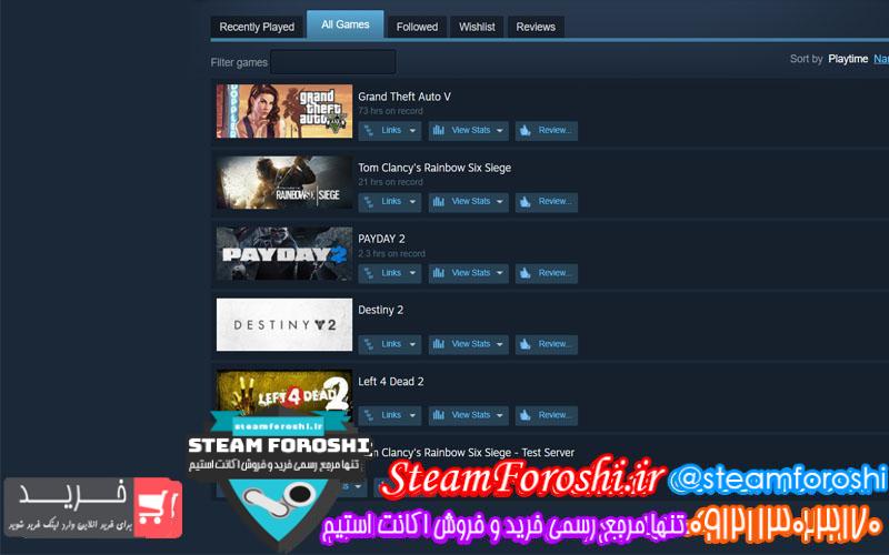 فروش اکانت استیم کد ۵۰۸۰