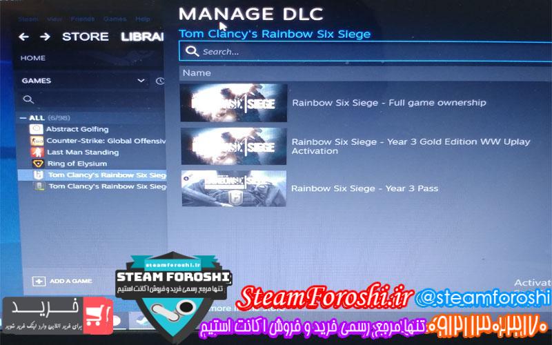 فروش اکانت استیم کد ۵۱۰۶