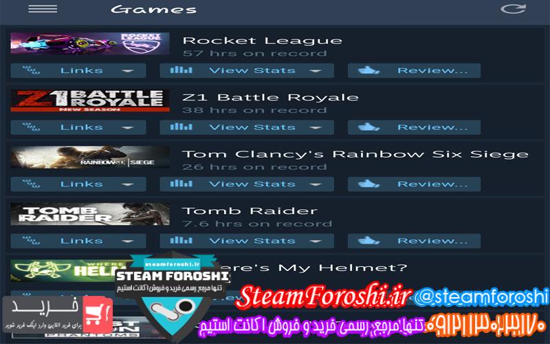 فروش اکانت استیم کد 5123