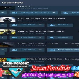 فروش اکانت استیم کد 5127