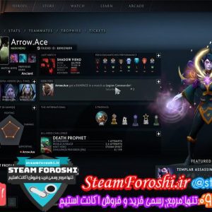 فروش اکانت دوتا ۲ کد ۵۱۳۷