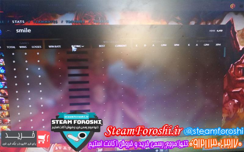 فروش اکانت دوتا ۲ کد ۵۱۵۳