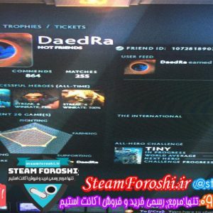 فروش اکانت دوتا ۲ کد 5154