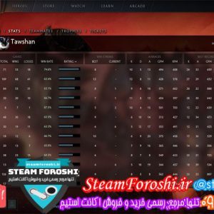 فروش اکانت دوتا ۲ کد ۵۱۷۵