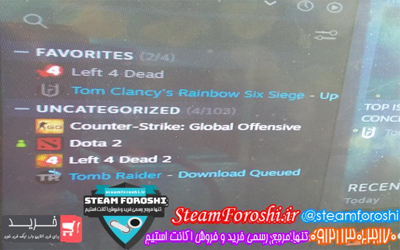 فروش اکانت استیم کد 5190