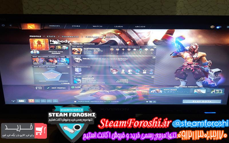 فروش اکانت دوتا ۲ کد ۵۱۹۳