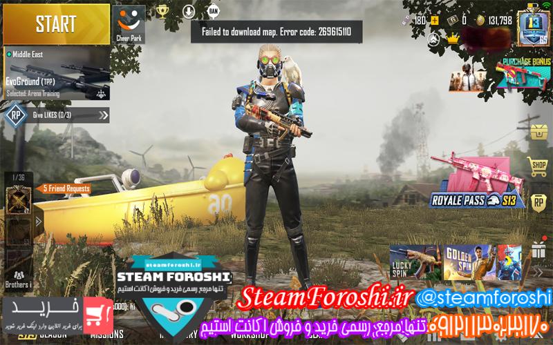 فروش اکانت پابجی کد 5362