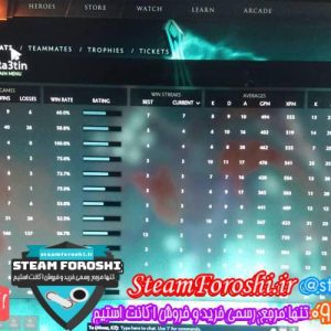 فروش اکانت دوتا ۲ کد 5208