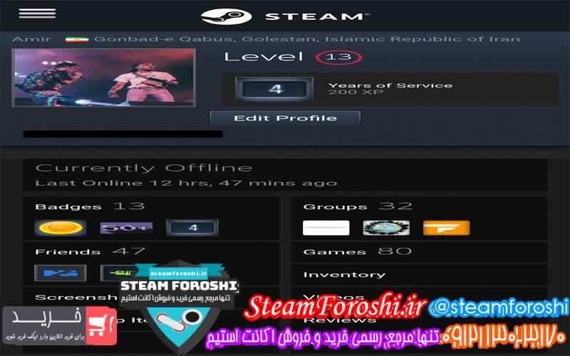 فروش اکانت استیم کد ۵۲۱۱