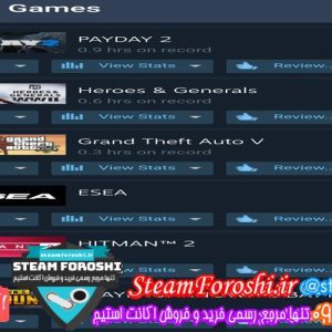 فروش اکانت استیم کد ۵۲۱۳