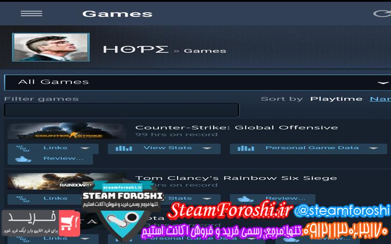 فروش اکانت استیم کد 5224