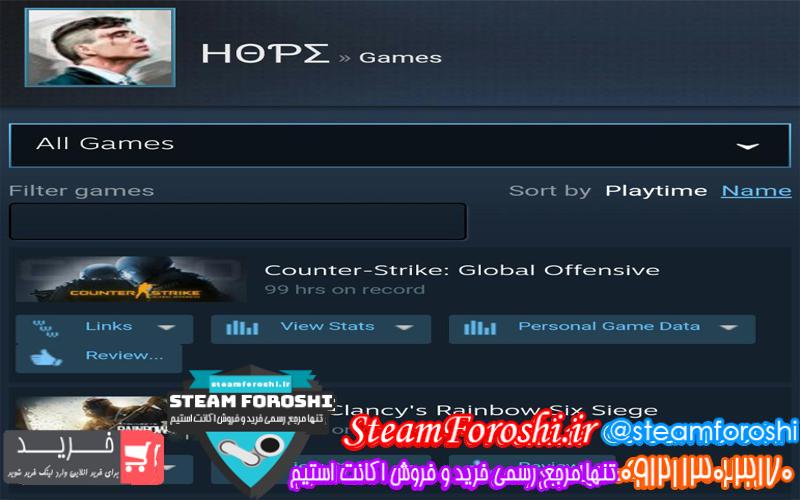 فروش اکانت استیم کد ۵۲۶۸