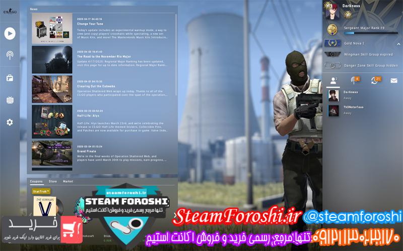 فروش اکانت cs go کد ۵۲۷۷