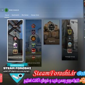 فروش اکانت cs go کد 5287