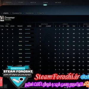 فروش اکانت دوتا ۲ کد 5301