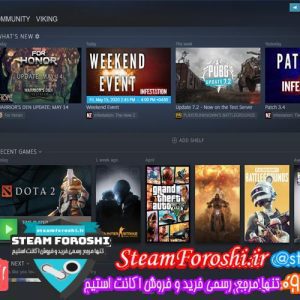 فروش اکانت استیم کد ۵۳۱۸