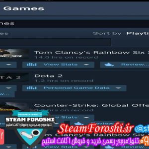 فروش اکانت استیم کد ۵۳۳۷