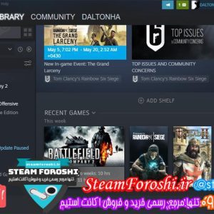 فروش اکانت استیم کد ۵۳۴۵