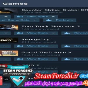 فروش اکانت استیم کد 5361