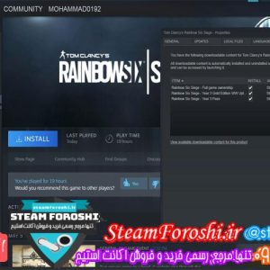 فروش اکانت استیم کد ۵۳۸۴