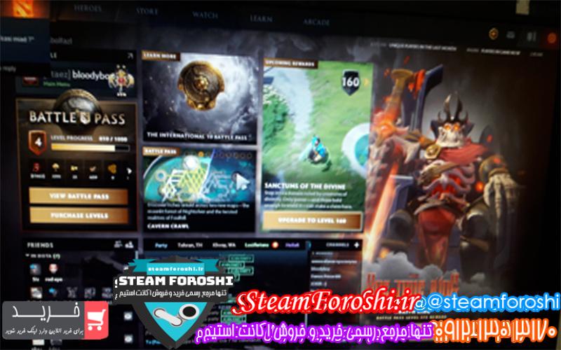 فروش اکانت دوتا ۲ کد ۵۴۳۲