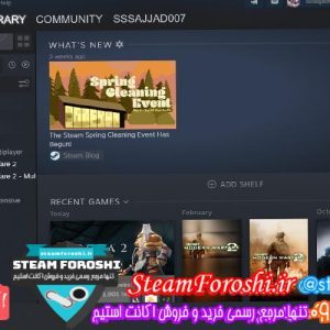 فروش اکانت استیم کد 5569