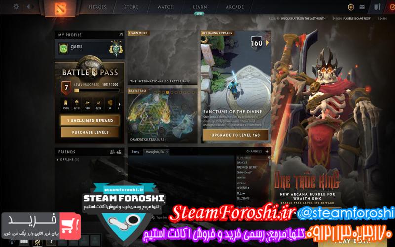 فروش اکانت استیم کد 5449