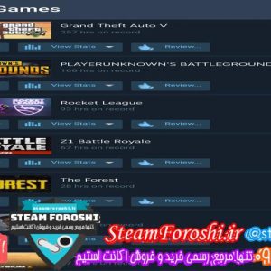 فروش اکانت استیم کد 5456