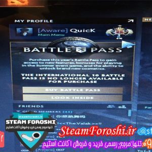 فروش اکانت دوتا ۲ کد 5476