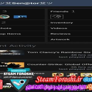 فروش اکانت استیم کد 5519