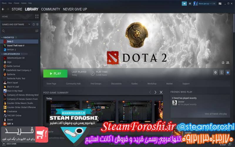 فروش اکانت استیم کد 5520