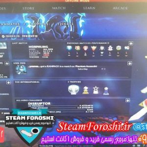 فروش اکانت دوتا ۲ کد 5537