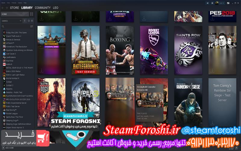 فروش اکانت استیم کد 5568