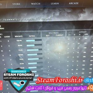 فروش اکانت دوتا ۲ کد 5605