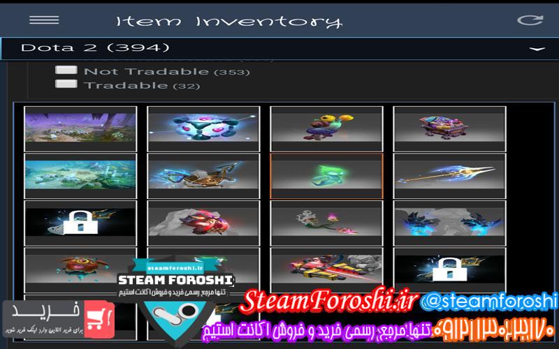 فروش اکانت دوتا ۲ کد 5643