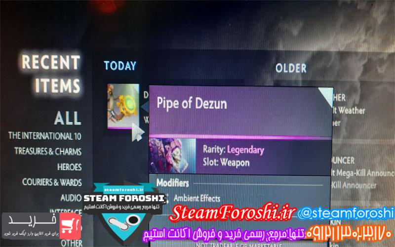 فروش اکانت استیم کد 5649