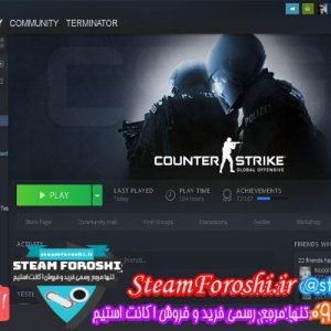 فروش اکانت استیم کد 5658