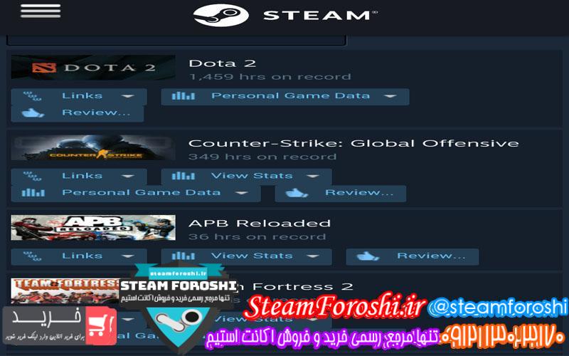 فروش اکانت استیم کد ۵۶۵۹