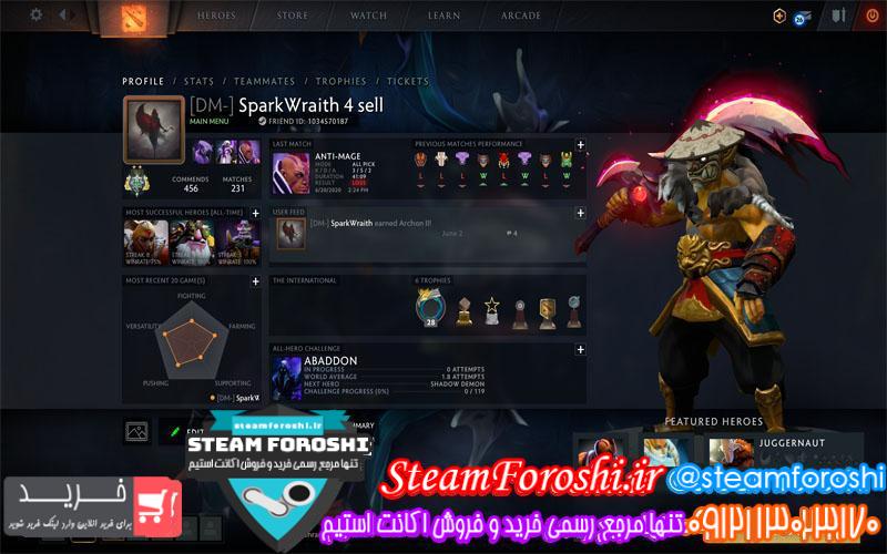 فروش اکانت استیم کد 5691