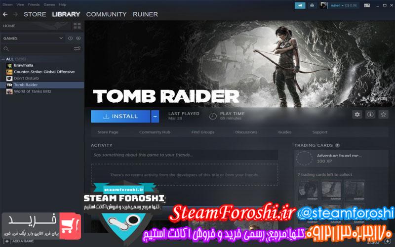 فروش اکانت استیم کد 5784