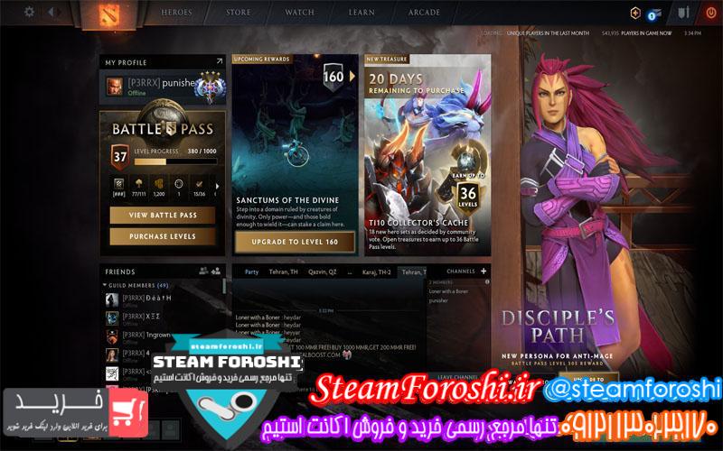 فروش اکانت استیم کد 5806