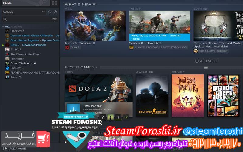 فروش اکانت استیم کد 5908