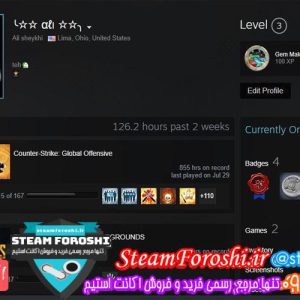 فروش اکانت استیم کد 5928