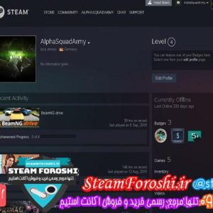 فروش اکانت استیم کد 5944